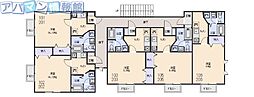 ラ・ブランシュ 1Kの間取図画像