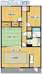 オーパスアレイ 3LDKの間取図画像