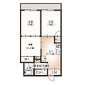 マンション福甚4階4.3万円