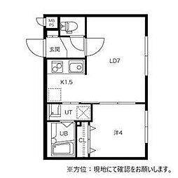 パリスガーデン山の手 1階/-