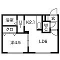 レガートサーラ4階5.6万円