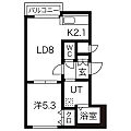 GrandSuccess平岸1階4.4万円