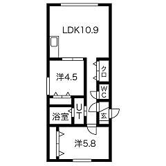 物件の間取り