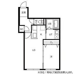 デュオレッド豊平 1階