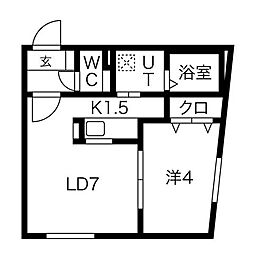 ラフィーネ平岸公園 3階