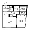 ラフィーネ平岸公園3階4.7万円