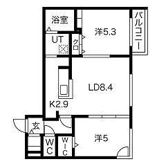 物件の間取り