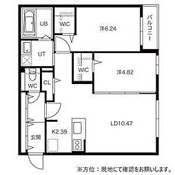 Charlotte中の島 2階