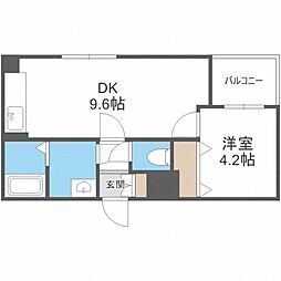 インペリアルエバー中島公園II 4階