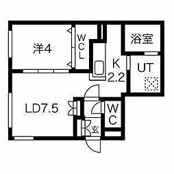 アルファスクエア琴似1条 2階