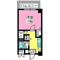 コスモコート 511 ｜ 福岡県福岡市南区清水４丁目13-3（賃貸マンション1K・5階・24.79㎡） その2