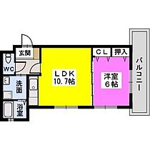 アミュレットサクセス 201 ｜ 福岡県福岡市南区高木１丁目3-12（賃貸アパート1LDK・2階・36.64㎡） その2