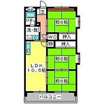 コーポ清隆 501 ｜ 福岡県福岡市南区清水３丁目3-22（賃貸マンション3LDK・5階・67.59㎡） その2