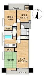 ナビシティトヨハシ 3LDKの間取図画像