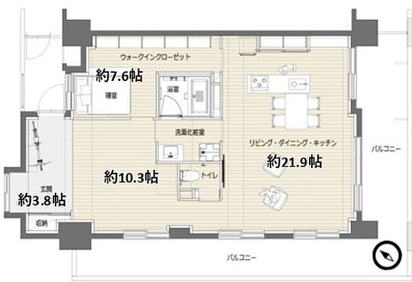 間取りを拡大表示