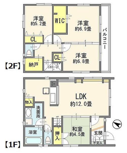 間取りを拡大表示