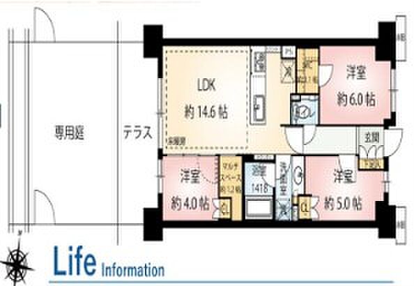 間取りを拡大表示
