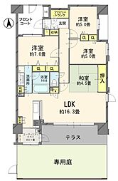 ヒューマンスクエア戸田レシオ 4LDKの間取図画像