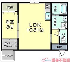 レーヴ茨木元町  ｜ 大阪府茨木市元町6-28（賃貸アパート1LDK・3階・36.93㎡） その2