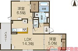 D-residence下田部B 1階/101