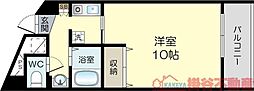 プライム青葉丘 1Kの間取図画像