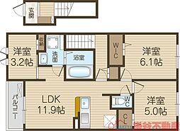 鳥飼下2丁目アパート(1) 2階