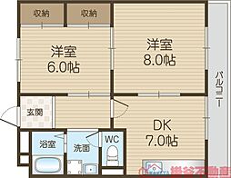 富士マンション 3階/303