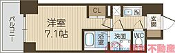 Sレジデンス千里丘 1Kの間取図画像