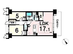 間取図画像 2SLDK