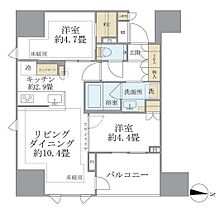 Brillia 本郷 Station Front 602 ｜ 東京都文京区本郷4丁目1-2（賃貸マンション2LDK・6階・53.68㎡） その2