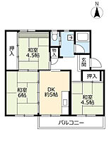 UR岩倉  ｜ 愛知県岩倉市東新町仲浦1丁目（賃貸マンション3DK・5階・50.85㎡） その2