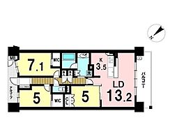 間取図画像 3LDK