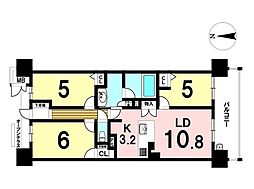 間取図画像 3LDK