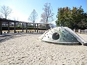 大山田第二公園　ジュニアサッカー・運動会・ニュースポーツ等にご利用いただけます。駐車場あり 620m