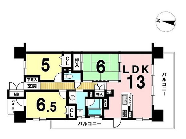 間取りを拡大表示