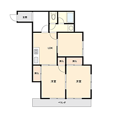 間取図画像 3LDK