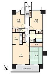 ベル・ソネール日吉台 3DKの間取図画像