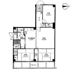 間取図画像 3LDK