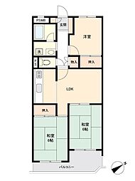 間取図画像 3LDK