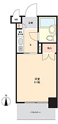 グランデール名古屋 ワンルームの間取図画像