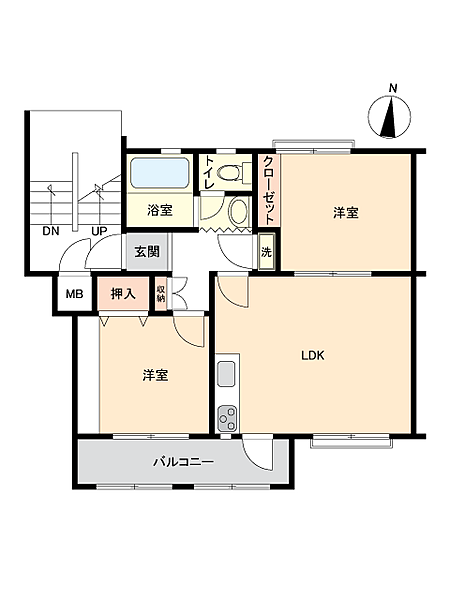 間取りを拡大表示