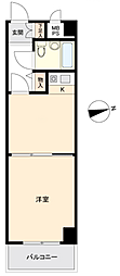 ライオンズマンション中山下 1DKの間取図画像