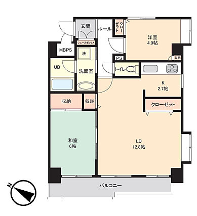 間取りを拡大表示