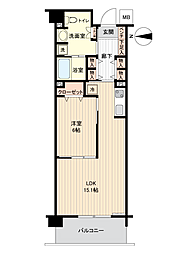 ダイヤモンドライフ森の里ヒルズ 1LDKの間取図画像