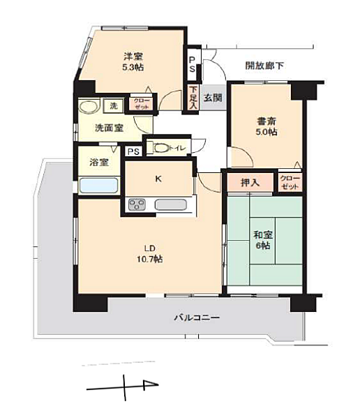 間取りを拡大表示