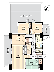 ダイアパレス中須 4LDKの間取図画像