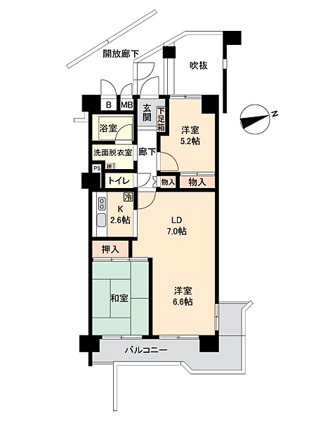 間取りを拡大表示