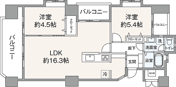間取りを拡大表示