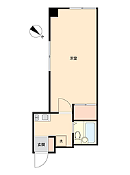 盛岡ダイカンプラザCity 1Kの間取図画像