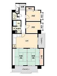 リヴィエール別所 4LDKの間取図画像